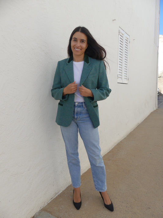 EDITH VINTAGE BLAZER - La Vague Vintage Shop 