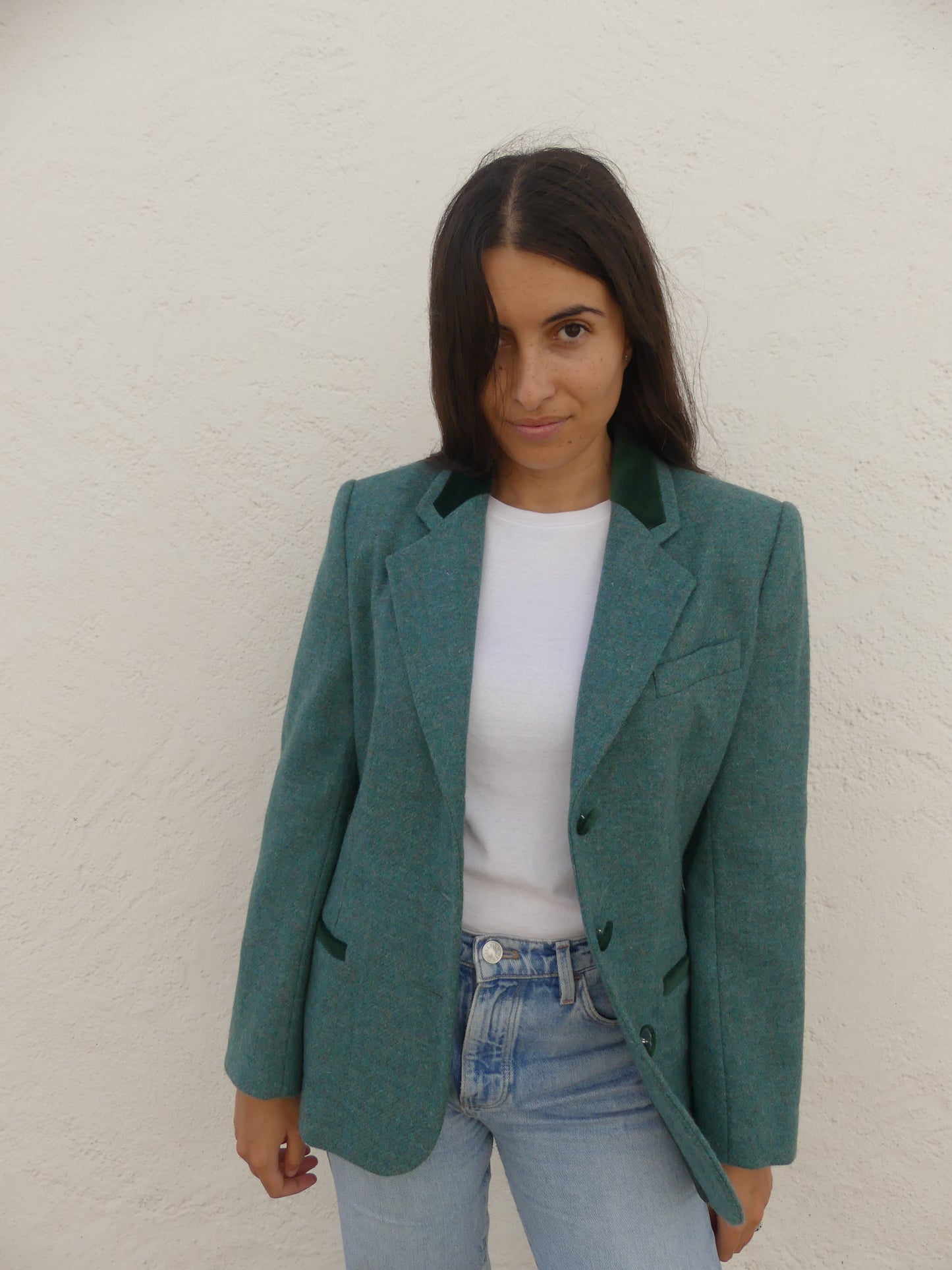 EDITH VINTAGE BLAZER - La Vague Vintage Shop 