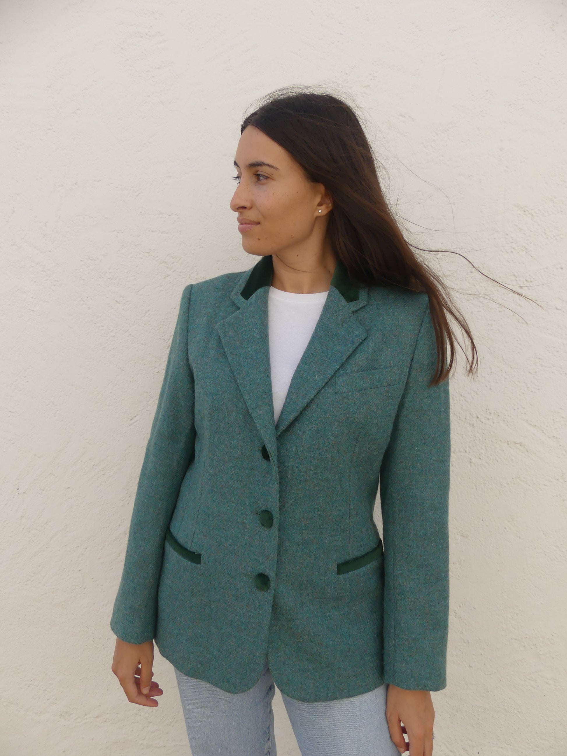 EDITH VINTAGE BLAZER - La Vague Vintage Shop 