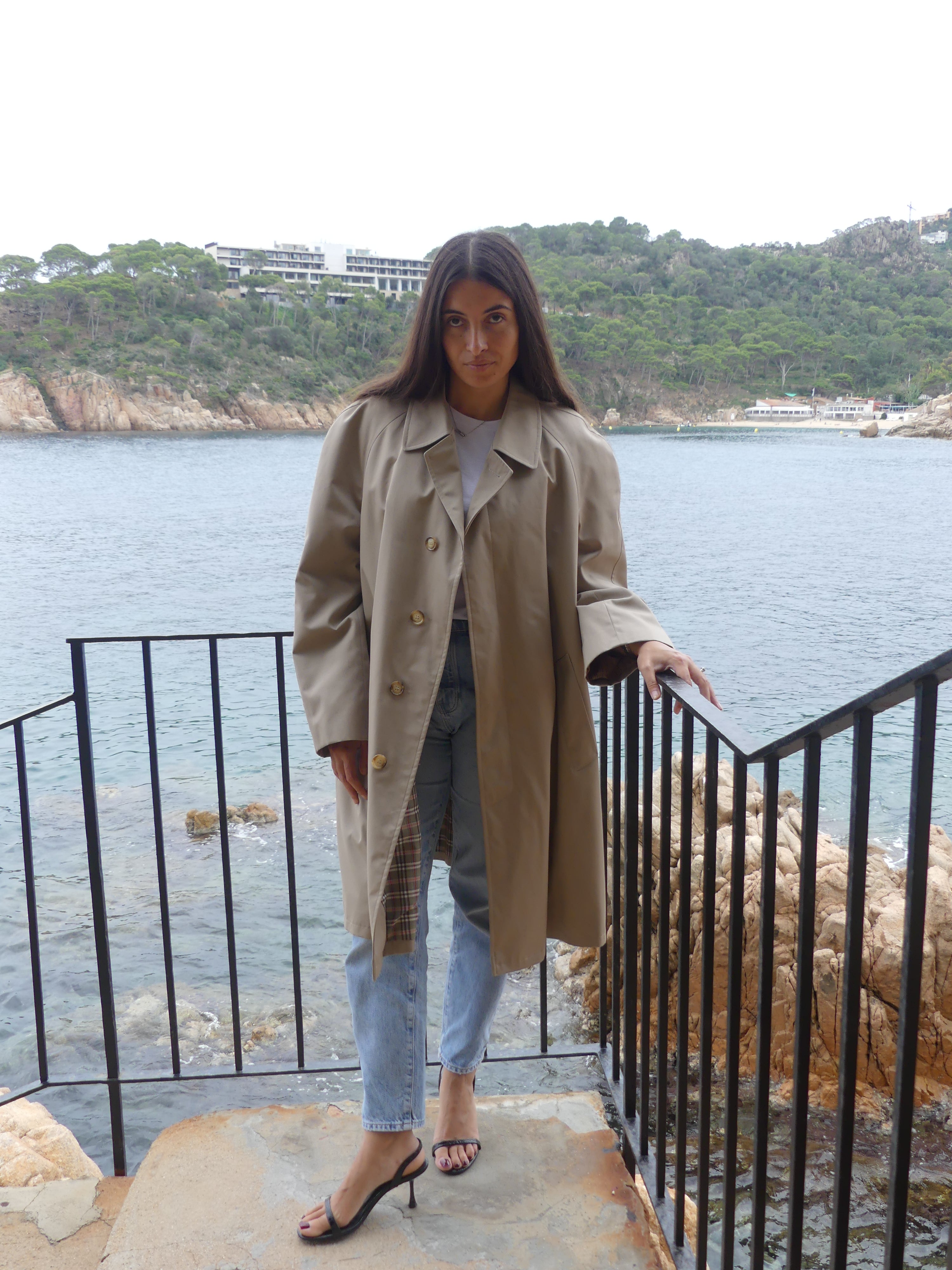 Nino Oversized Trench Coat Embrace Vintage Charm with Modern Comfort La Vague Vintage Shop