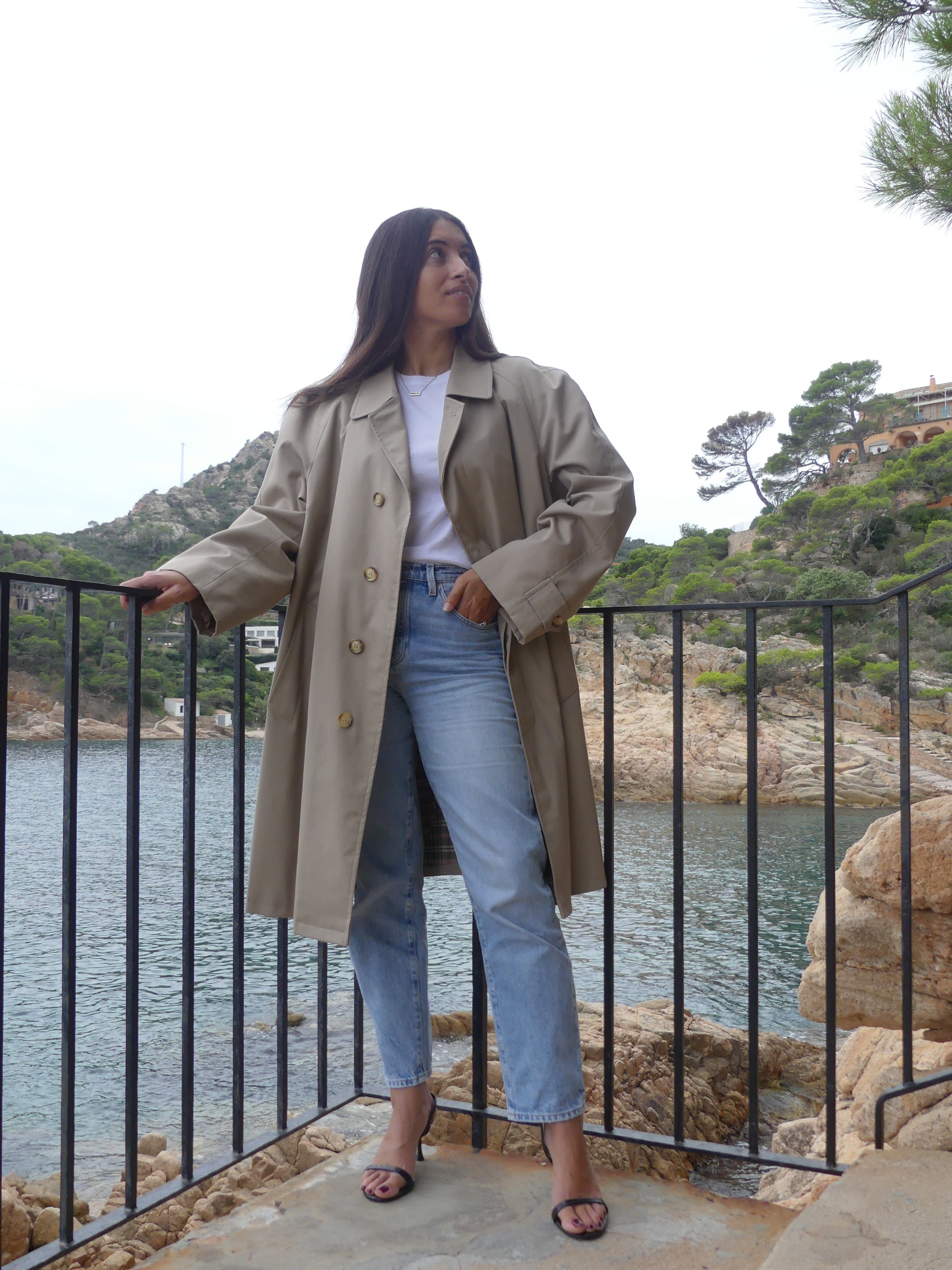 NINO VINTAGE TRENCH COAT - La Vague Vintage Shop 