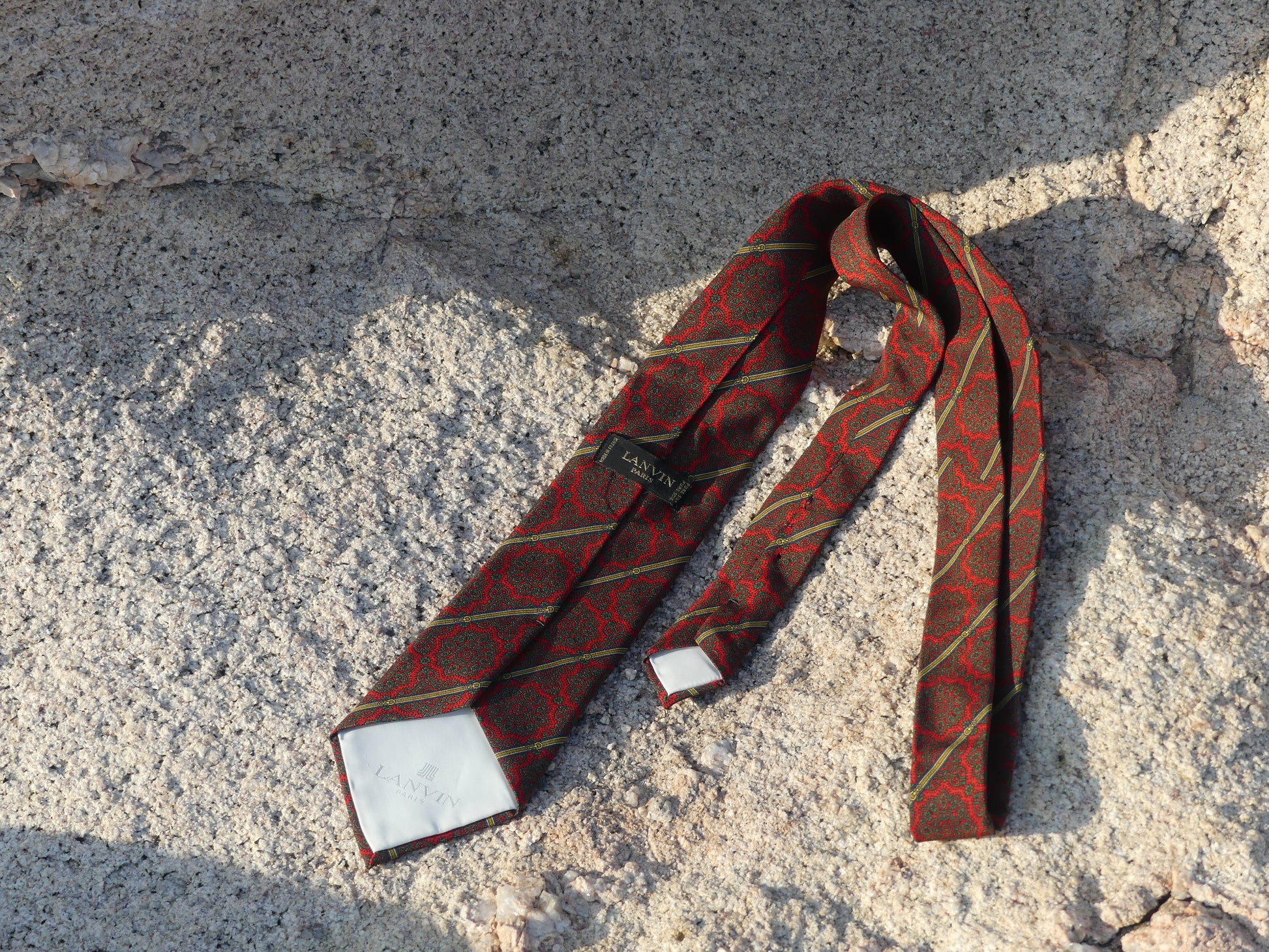 LANVIN VINTAGE TIE - La Vague Vintage Shop 