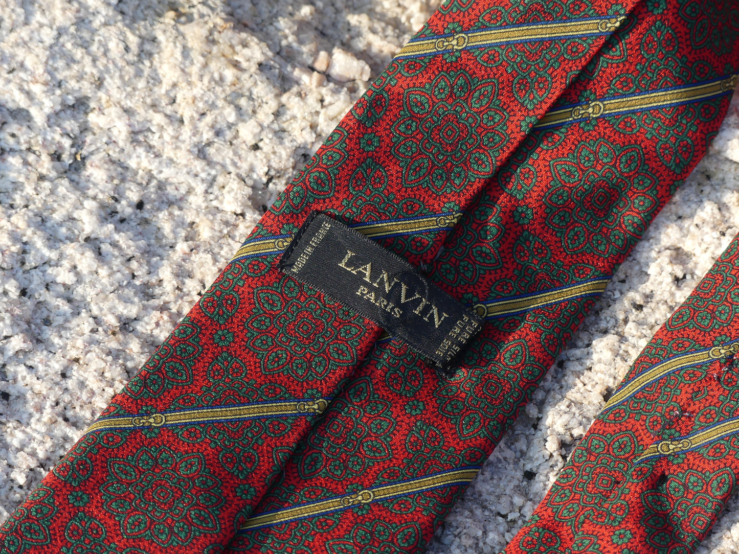 LANVIN VINTAGE TIE - La Vague Vintage Shop 