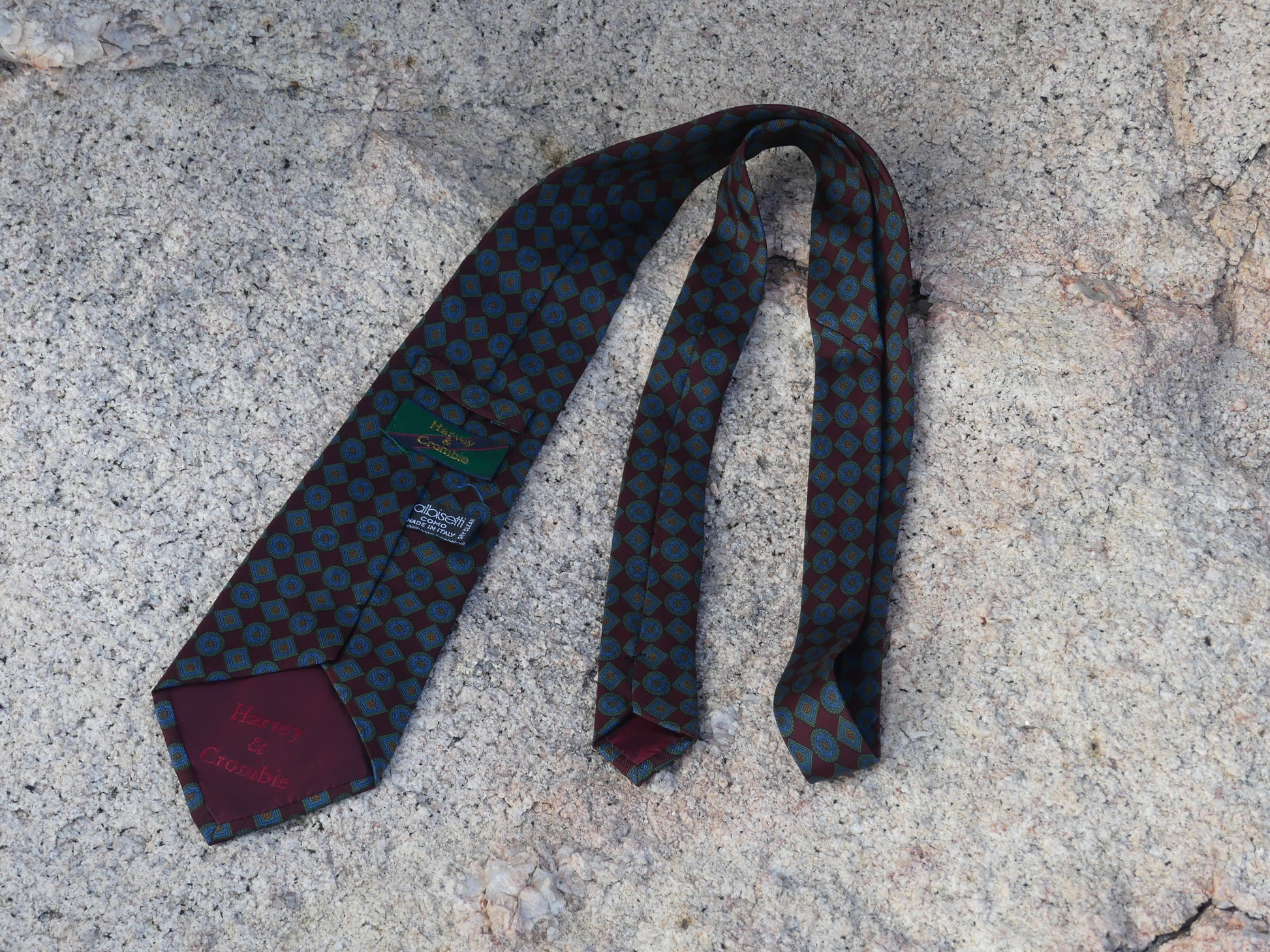 HARVEY & CROMBIE TIE - La Vague Vintage Shop 