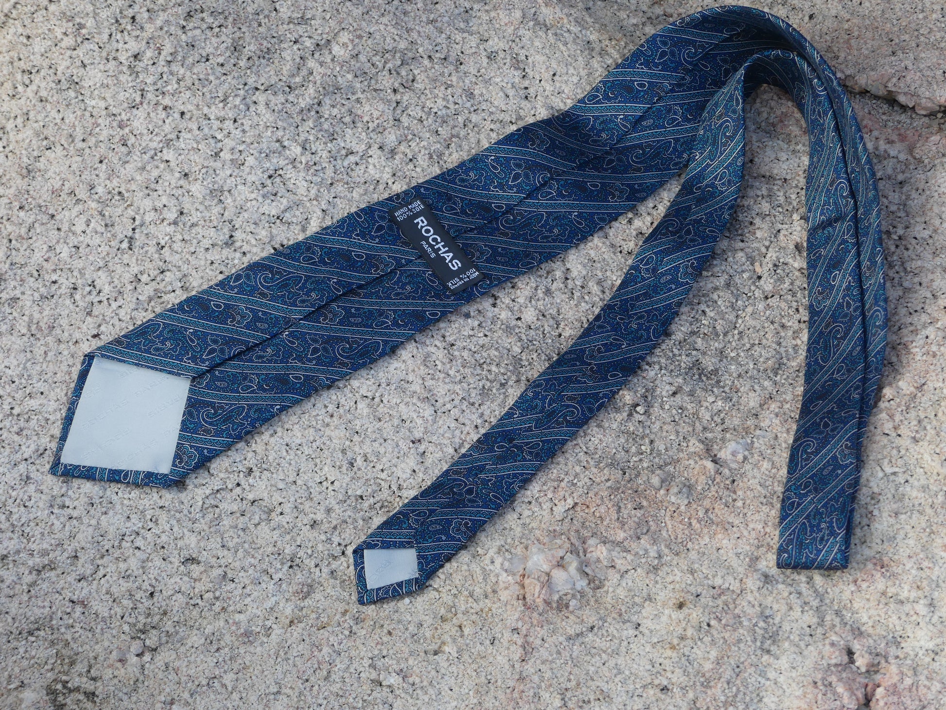 ROCHAS VINTAGE TIE - La Vague Vintage Shop 