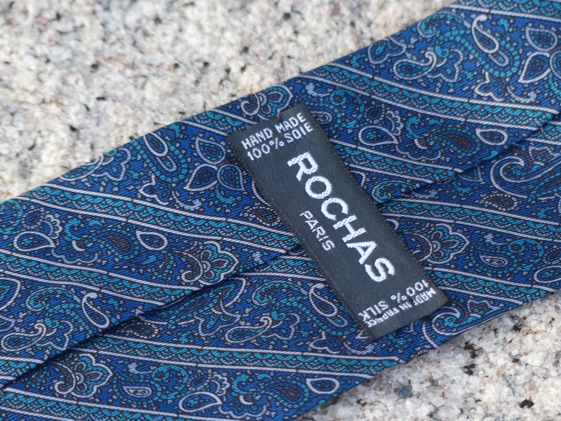 ROCHAS VINTAGE TIE - La Vague Vintage Shop 