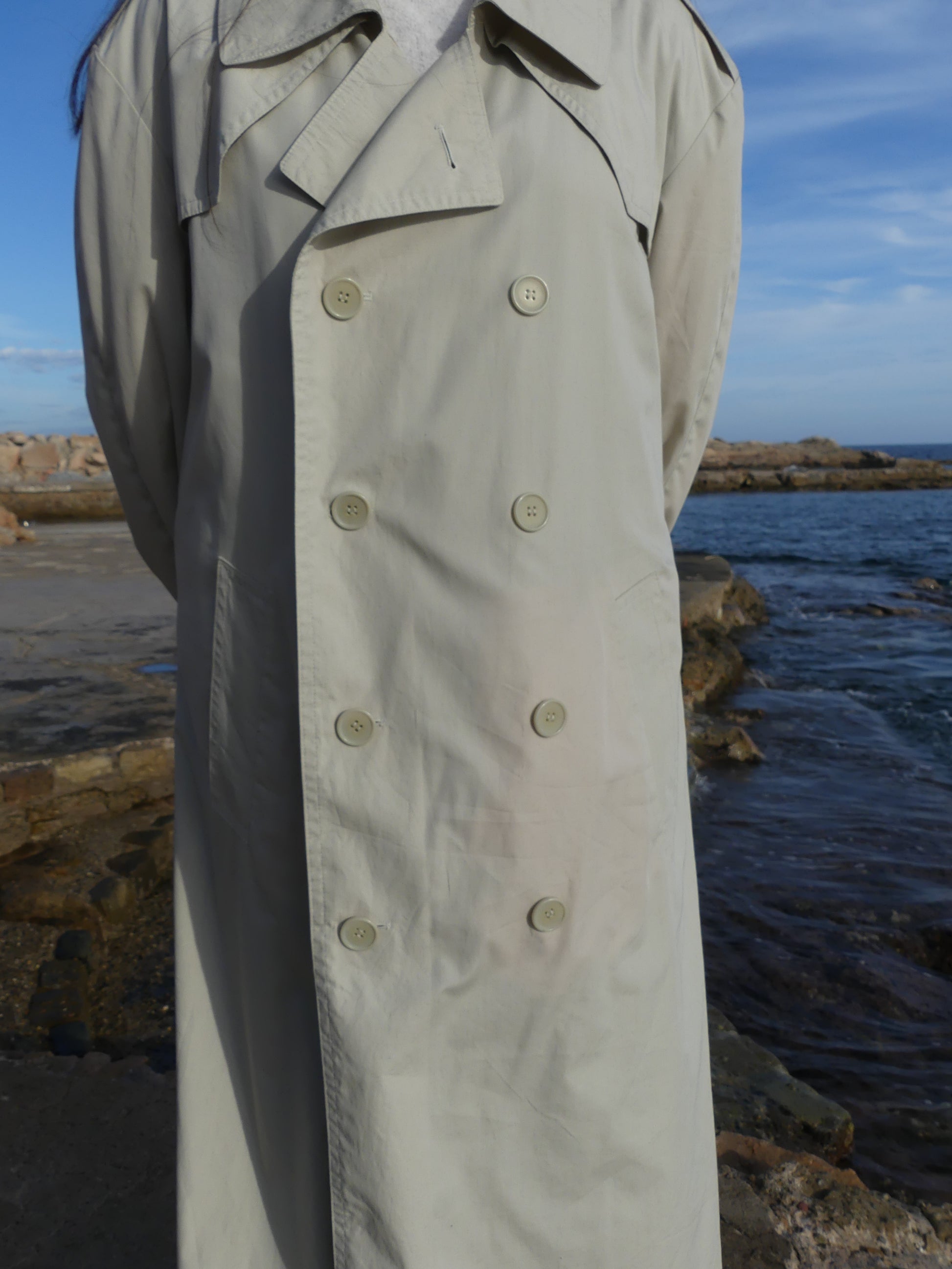 MORGANE TRENCH COAT - La Vague Vintage Shop 