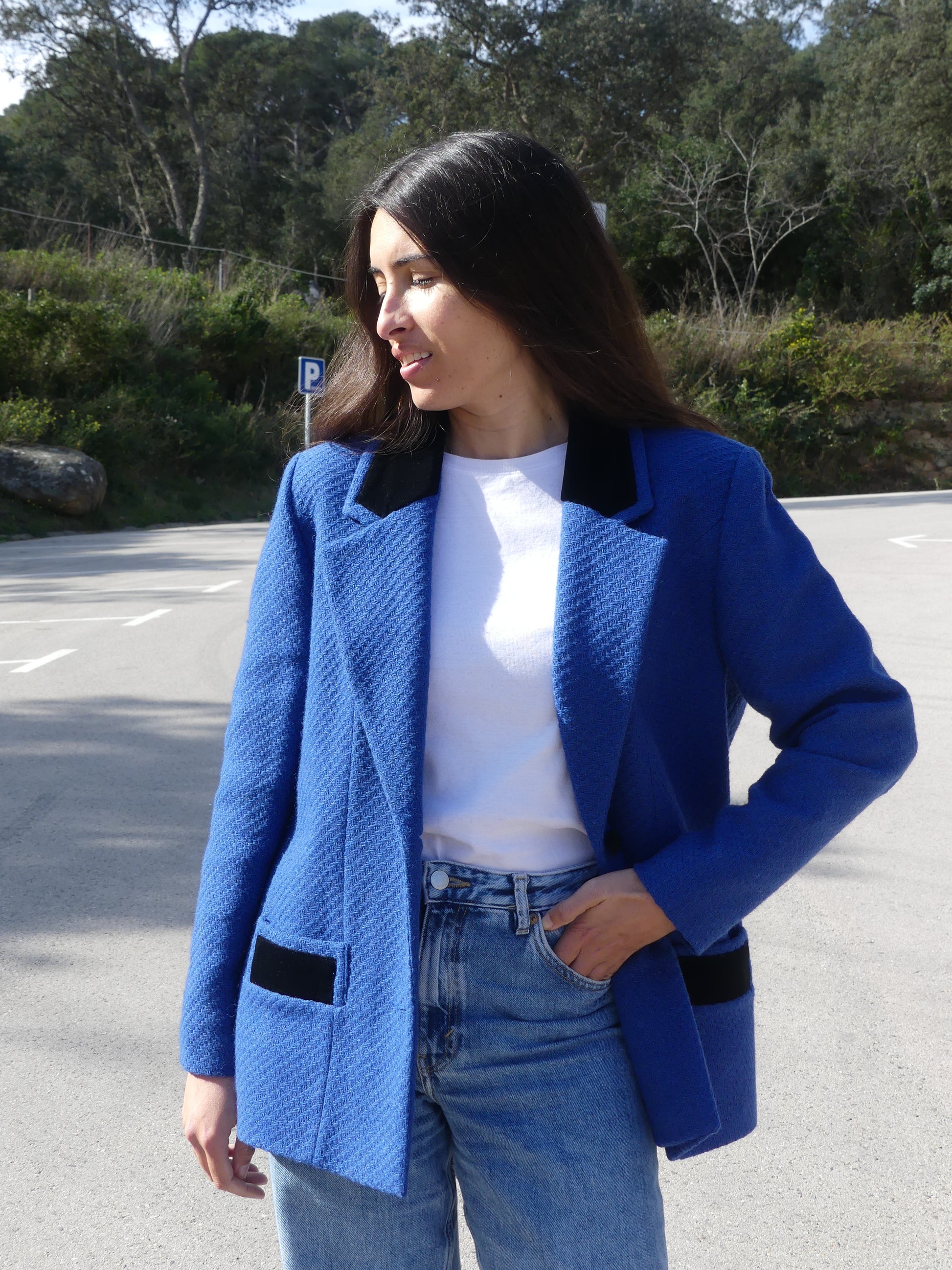 DIANA VINTAGE BLAZER - La Vague Vintage Shop 