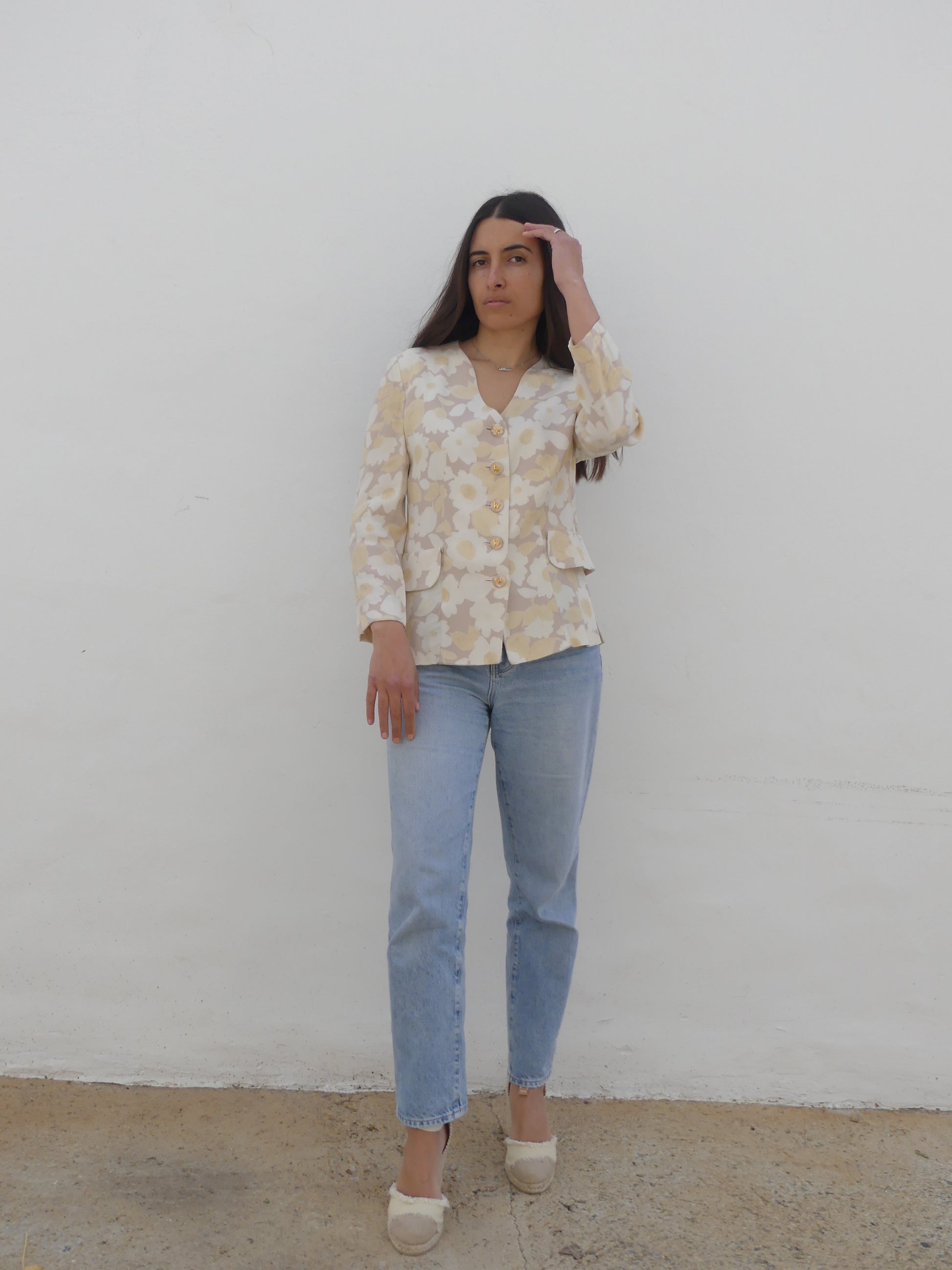 MARGUERITE VINTAGE BLOUSE - La Vague Vintage Shop 