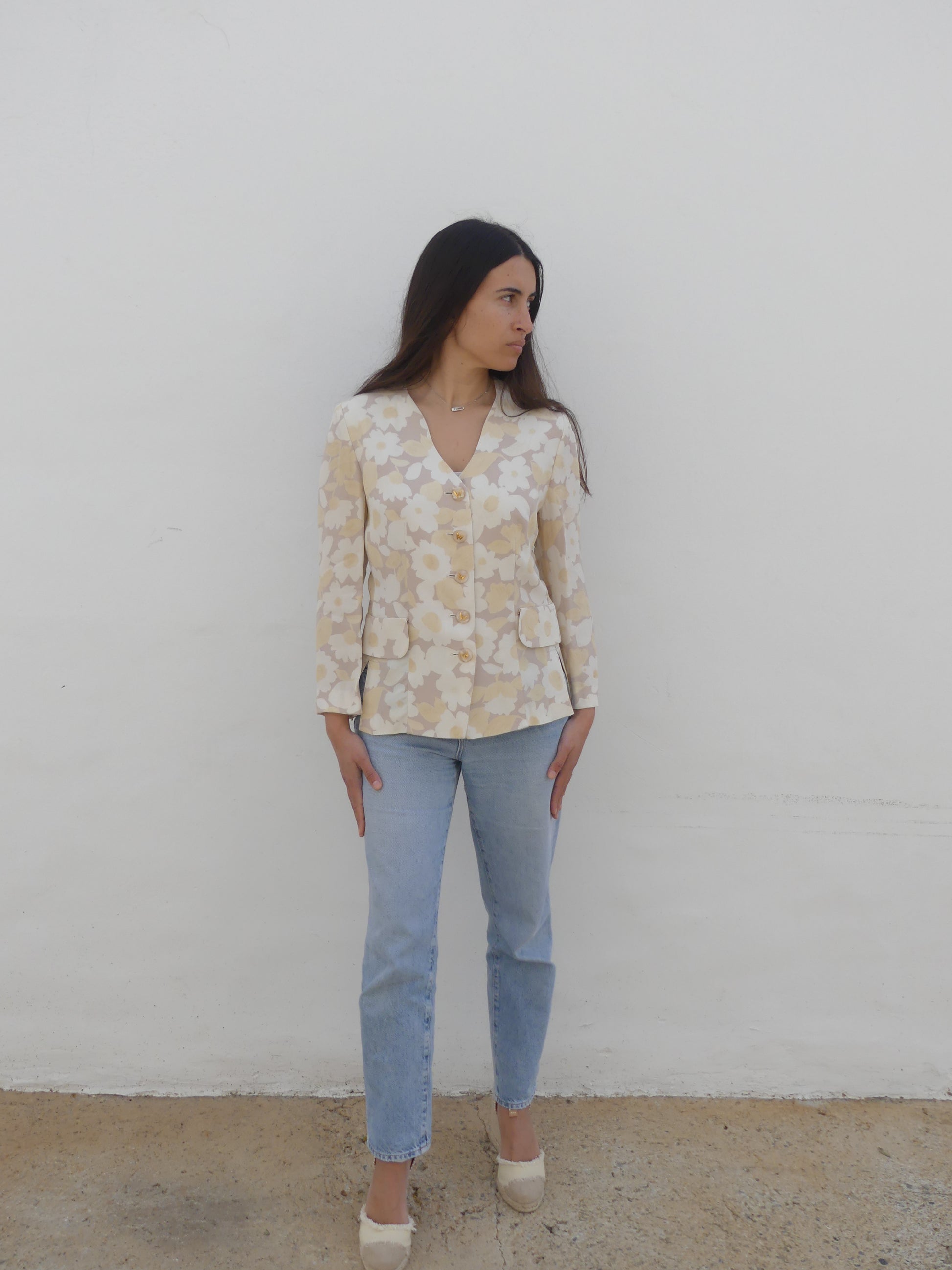 MARGUERITE VINTAGE BLOUSE - La Vague Vintage Shop 