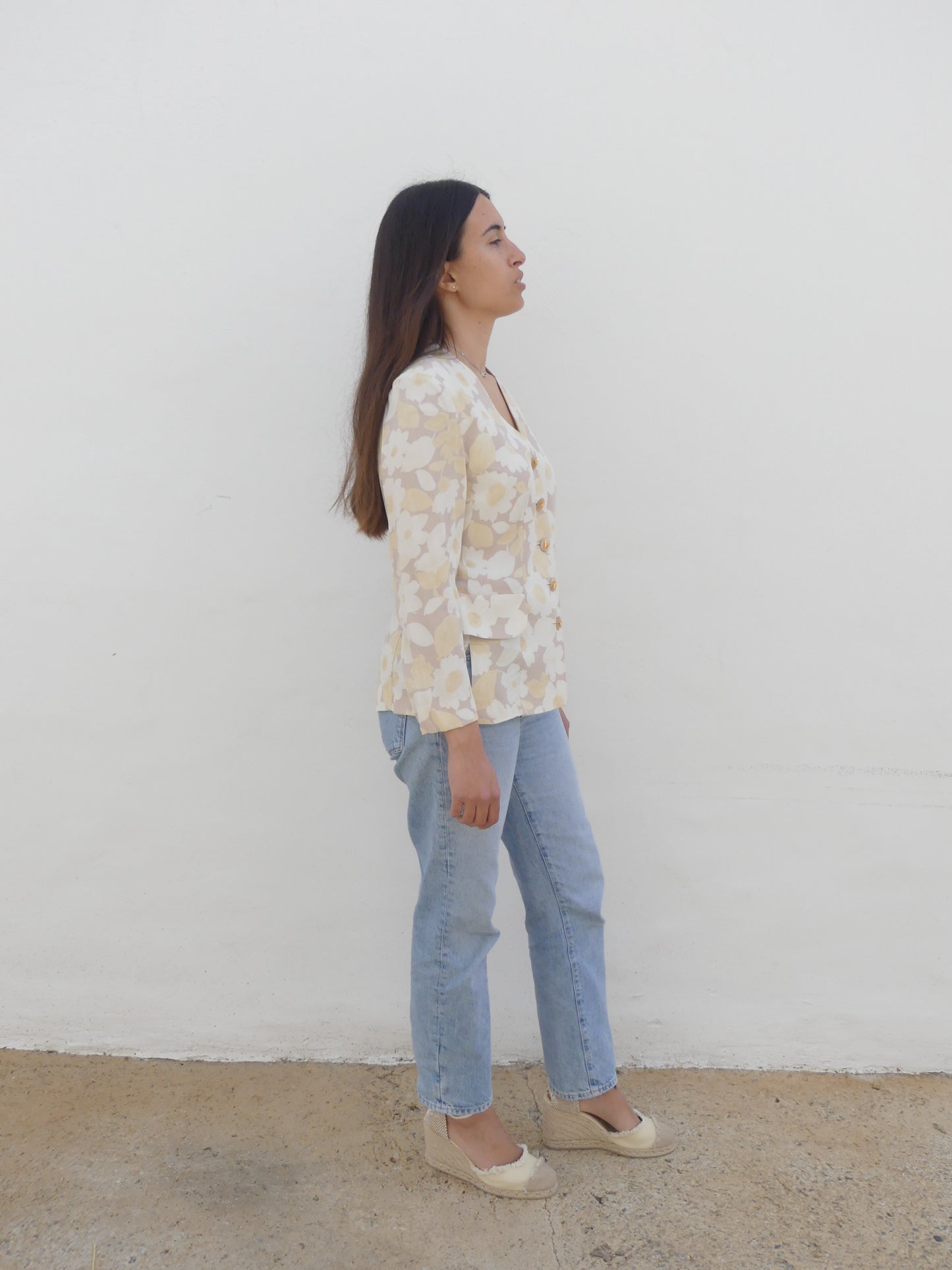 MARGUERITE VINTAGE BLOUSE - La Vague Vintage Shop 