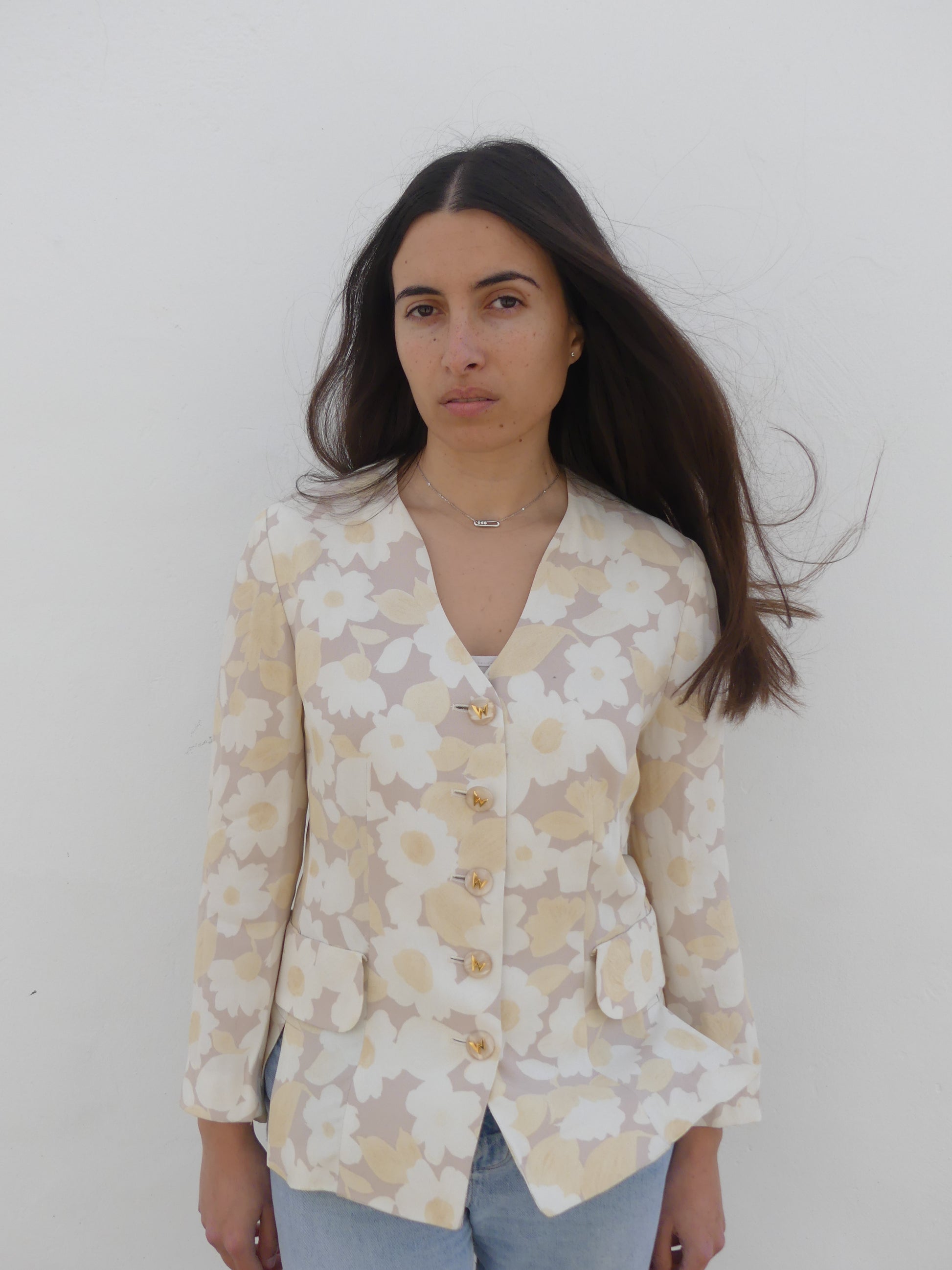 MARGUERITE VINTAGE BLOUSE - La Vague Vintage Shop 