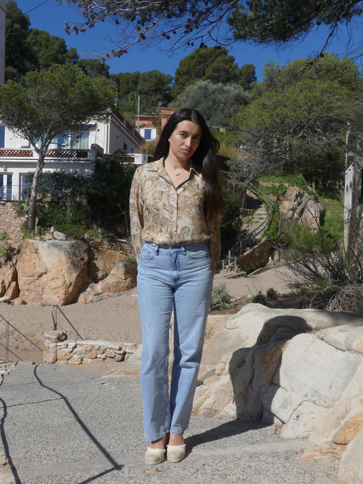 CAMILLE VINTAGE SHIRT - La Vague Vintage Shop 