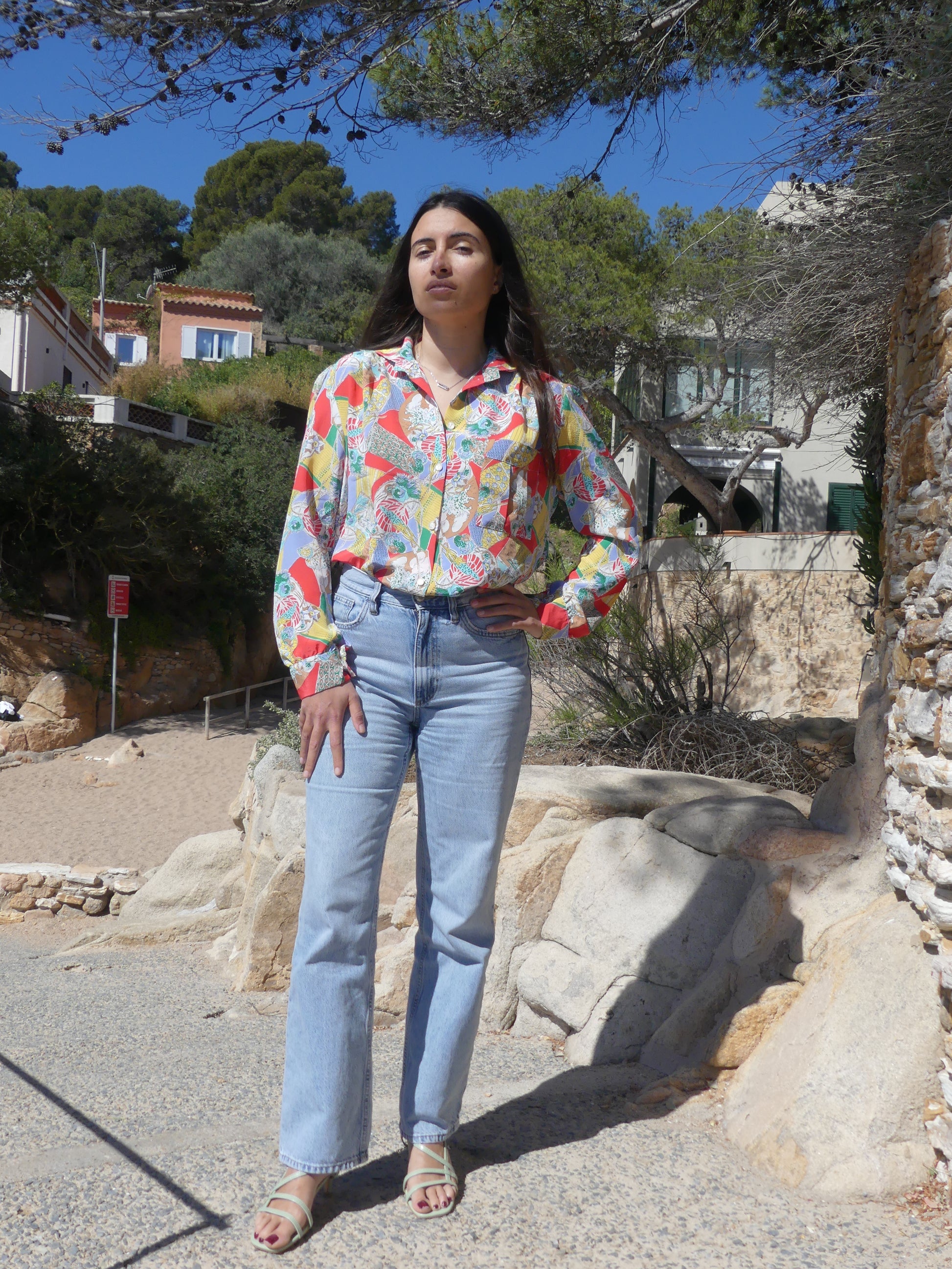 CLAUDIA VINTAGE SHIRT - La Vague Vintage Shop 