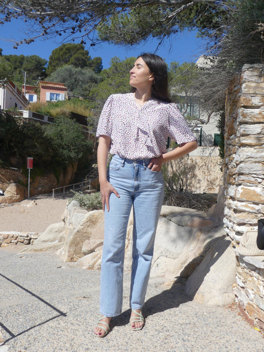 JULIE VINTAGE BLOUSE - La Vague Vintage Shop 