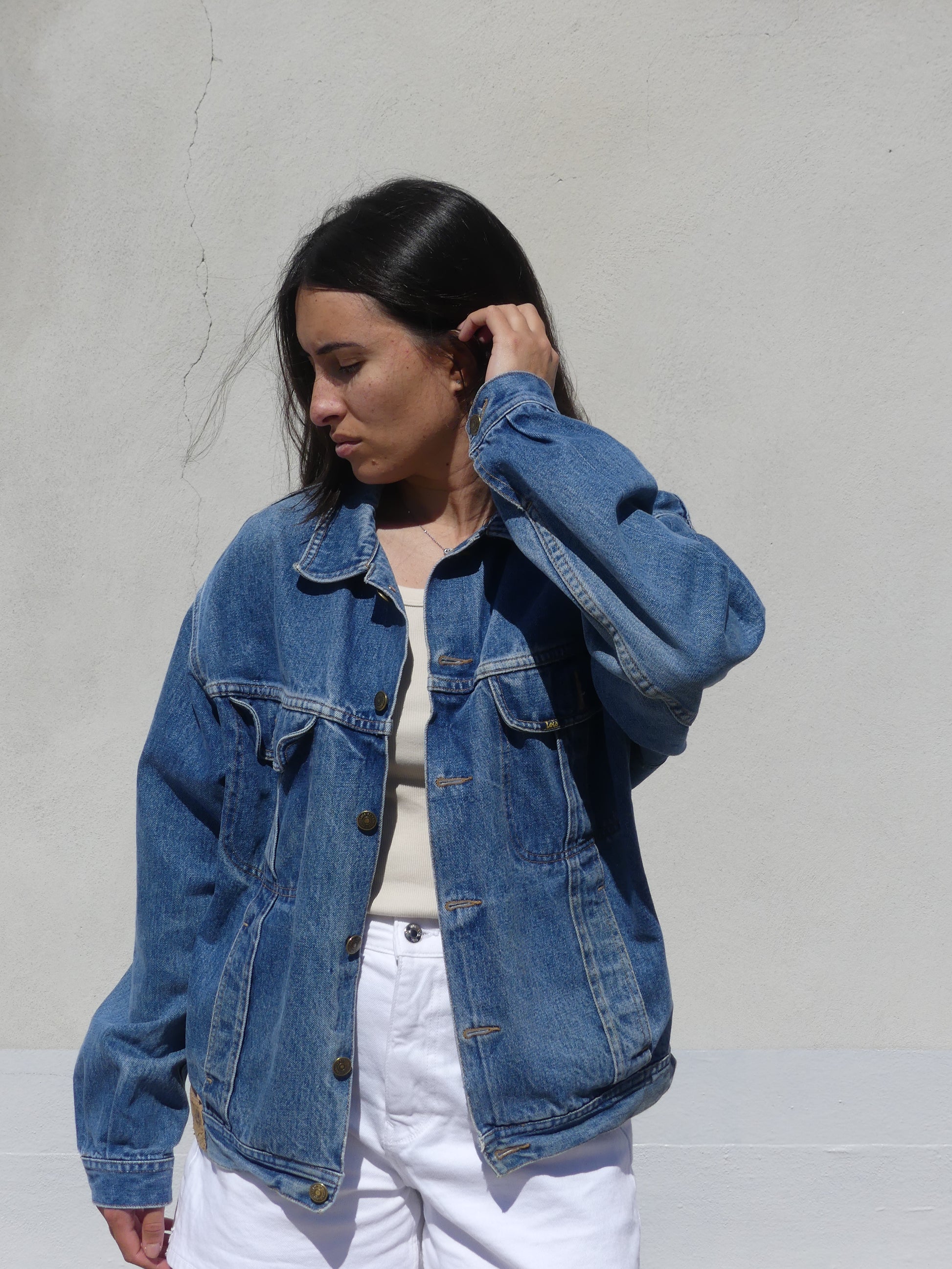 LOIS VINTAGE DENIM JACKET - La Vague Vintage Shop 