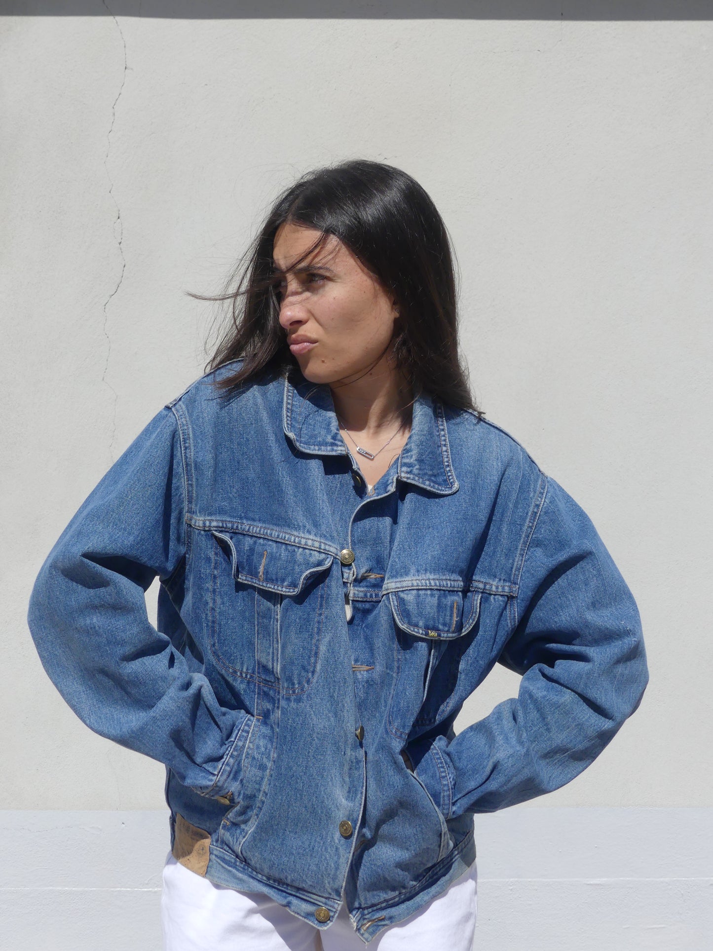 LOIS VINTAGE DENIM JACKET - La Vague Vintage Shop 