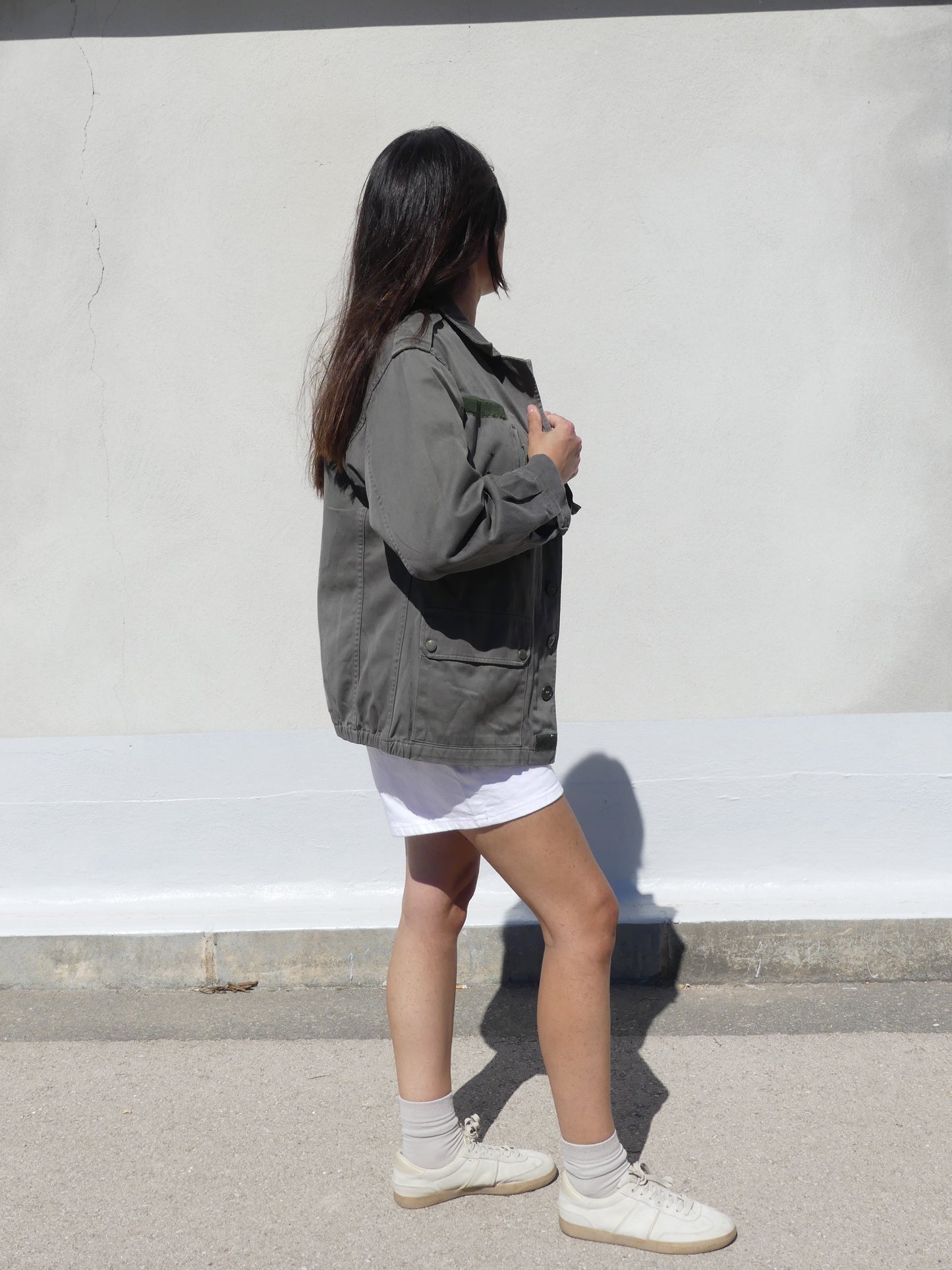 SIERRA VINTAGE MILITARY JACKET - La Vague Vintage Shop 