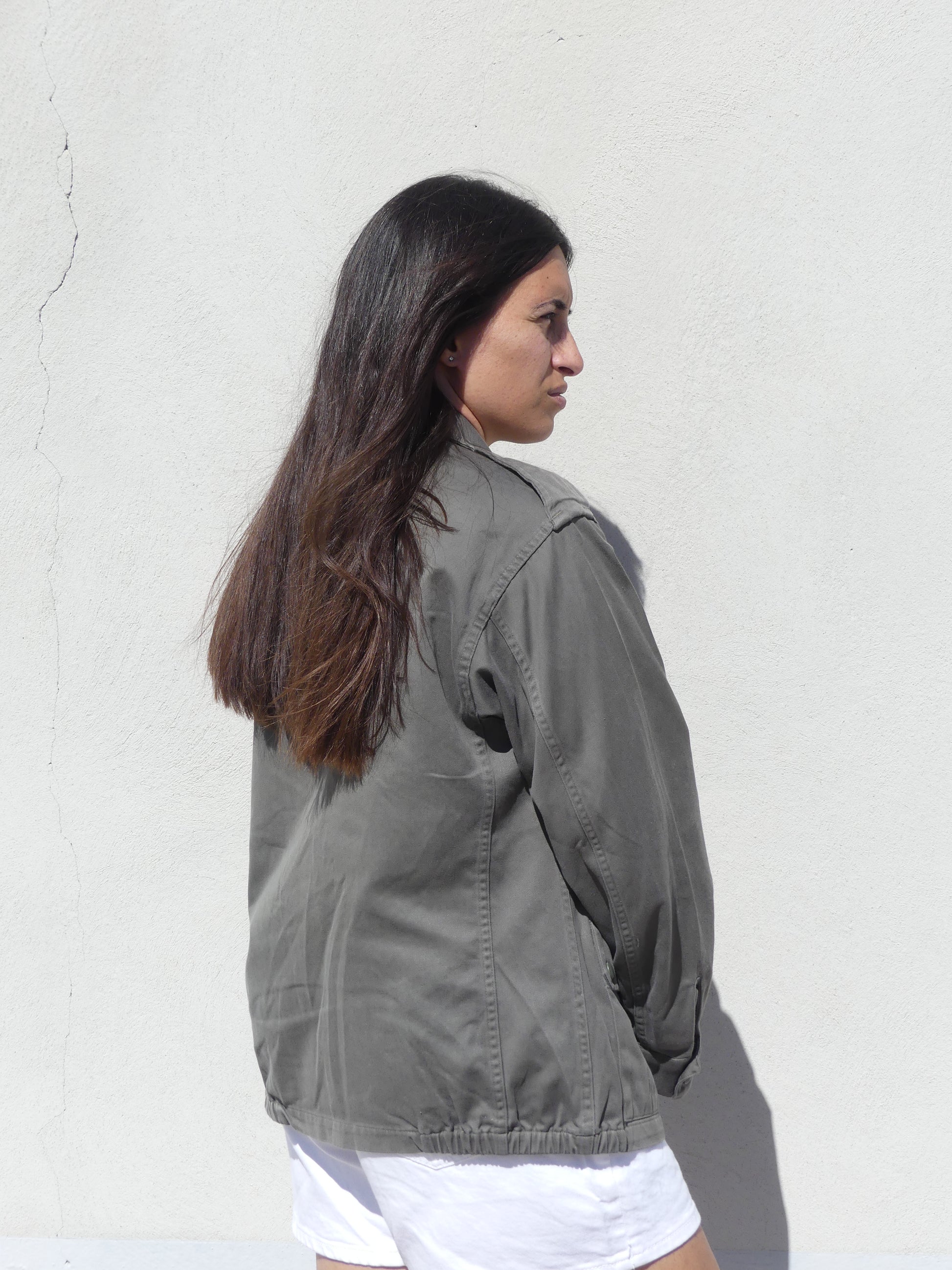 SIERRA VINTAGE MILITARY JACKET - La Vague Vintage Shop 