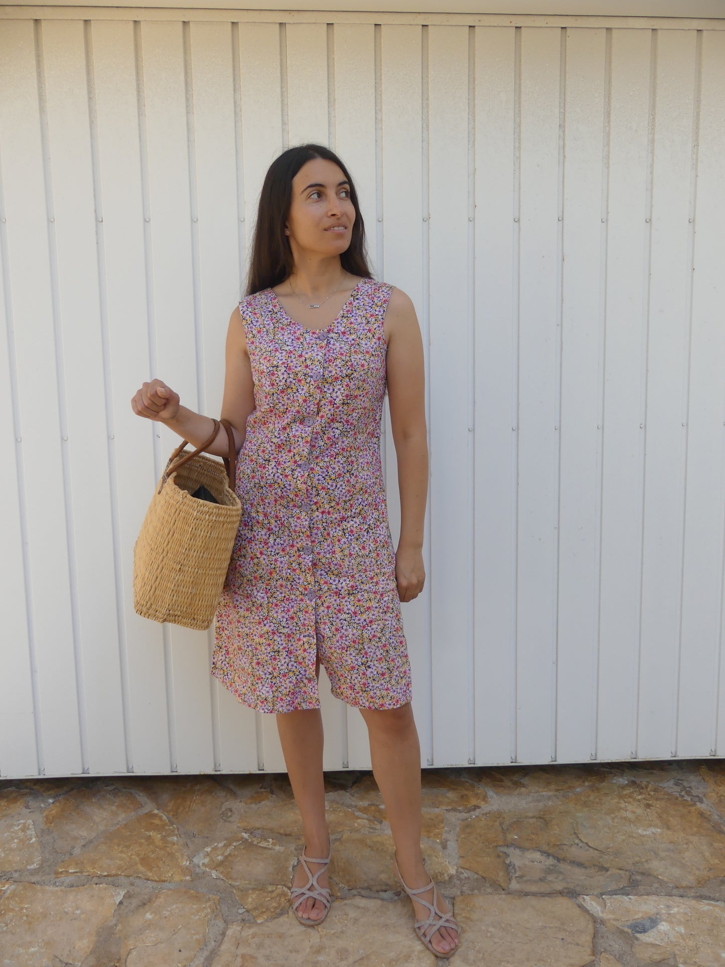 EMMA VINTAGE DRESS - La Vague Vintage Shop 